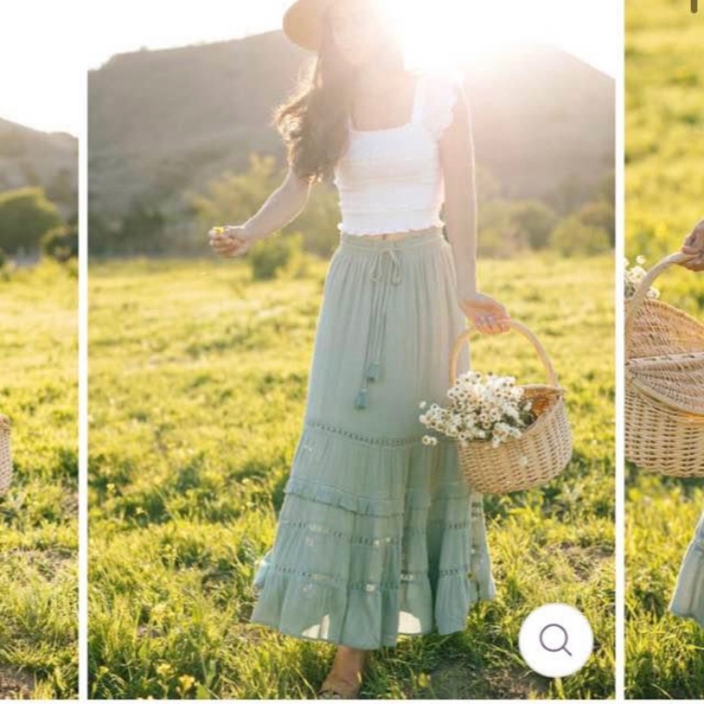 Sage Maxi Skirt